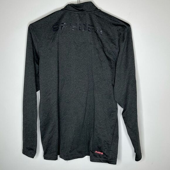SPYDER ACTIVE ProWeb Men’s Performance ¼ Zip Baselayer Gray Jacket Medium - Picture 3 of 7